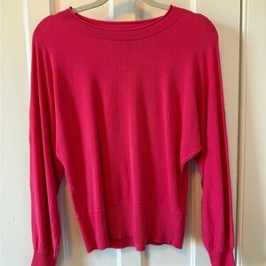 Philosophy Vibrant Pink Crew/Boat Neck Sweater